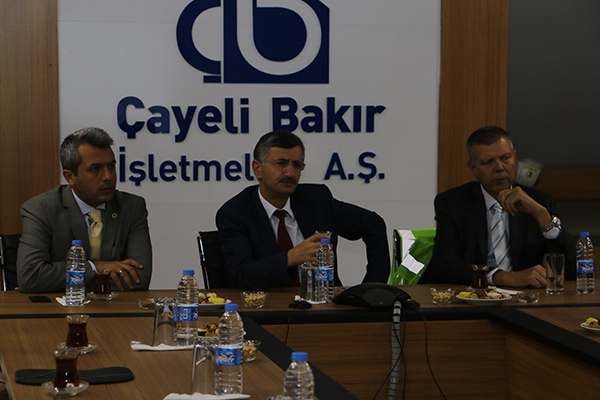 Çayeli Bakır İşletmeleri Rize Valisi Bektaş’ı sahada ağırladı